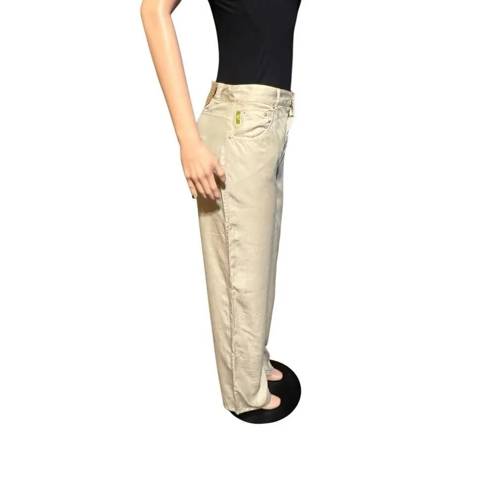 Pulp women high rise Tan straight leg pants size M/8
